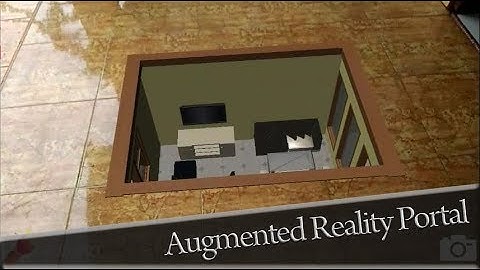 Demo Aplikasi Augmented Reality Portal Menggunakan Vuforia SDK