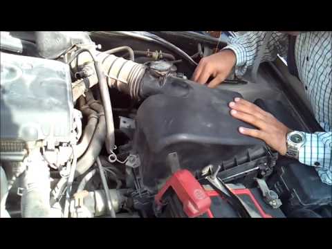 2005 Toyota Camry Cleaning Throttle Body And Mass Air Flow - YouTube