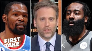 Kevin Durant or James Harden: Which Nets star is under the most pressure? | First Take