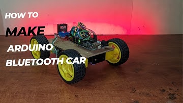 How to make DIY Arduino Bluetooth control car at Home with Arduino UNO, L298N Motor Driver, HC-05