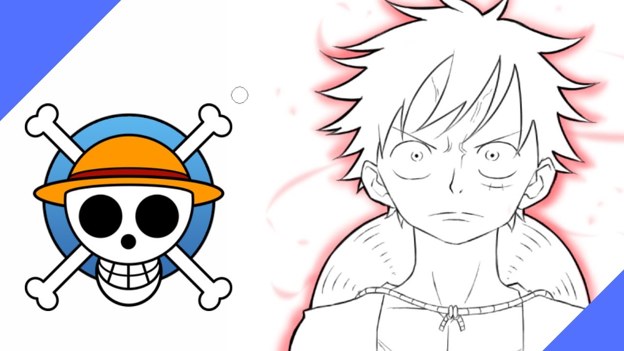 Como Desenhar o Luffy One Piece passo a passo #comodesenhar #tutorial #luffy  