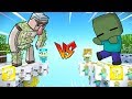 ISLA de 999 GOLEMS VS ISLA de 999 ZOMBIES 🌴 MINECRAFT BEBE MILO y VITA MINI JUEGO ISLA VS ISLA