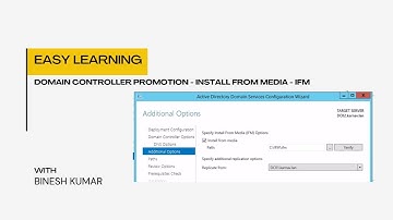 Deploying Additional Domain Controller By using IFM