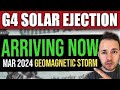 SEVERE GEOMAGNETIC STORM COMING - G4 SUN BLAST (March 2024)