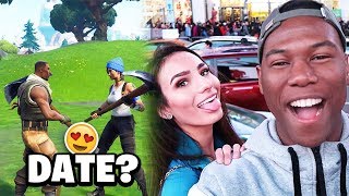 I Met A HOT Girl On Fortnite And Took Her On An Expensive Date! (Our First Meet)