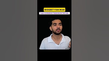 “Big war on Twitter! Yash fans vs Prabhas fans #YashVsPrabhas #KGF #Baahubali #shorts #tollywood