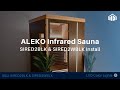 How to Assemble ALEKO Infrared Sauna: Models SIRED2BLK, SIRED2WBLK