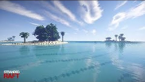 Minecraft StrandedRaft Survival Map - Episode 1: I