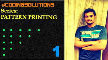 1-C PROGRAM TO PRINT A PATTERN #CodingSolutions