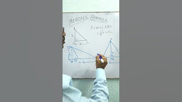 Heron’s Formula🔥 Area of a triangle | Class 9 Maths Ch-10 #mathematicsshalaforclass9 #cbse #shorts