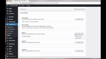 Feature Friday — Email to a Student who Fails a Quiz