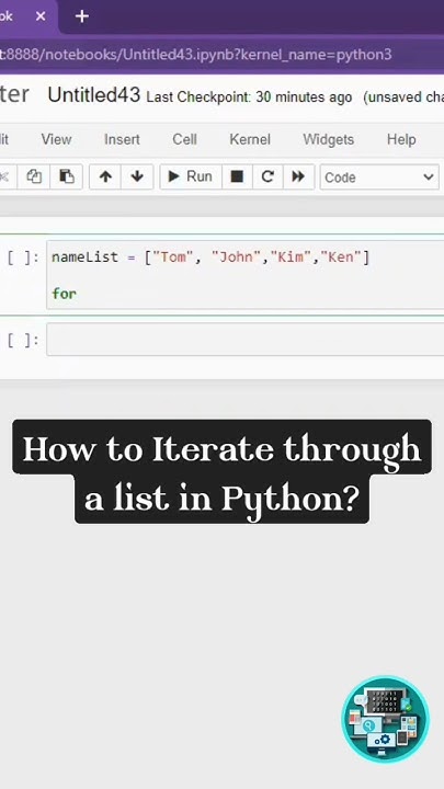 How to iterate through a list in Python? #python #programming #coding # ...