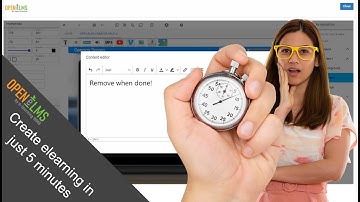 Open eLMS Creator Walkthrough