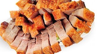 Cách Làm Thịt Heo Quay Giòn Bì Bằng Chảo Đơn Giản | Hồn Việt Food