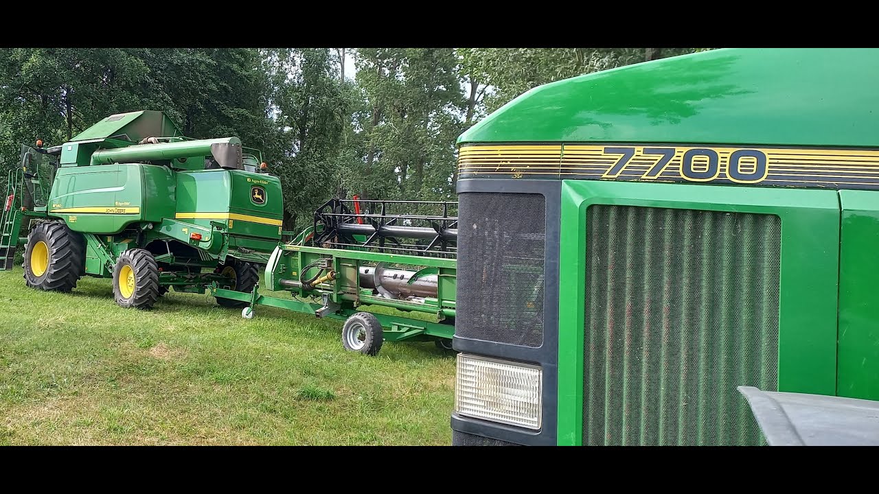 żniwa rzepaku 2024🦌John Deere vs góra