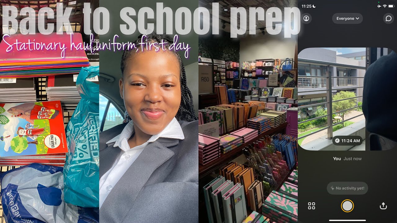 BACK TO SCHOOL PREP 2025: STATIONARY HAUL,FIRST DAY OF SCHOOL, ETC || SOUTH AFRICAN YOUTUBER 🇿🇦