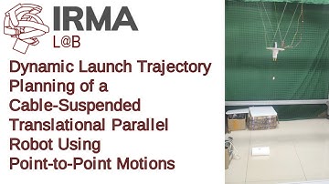Dynamic Launch Trajectory Planning of a Cable-Suspended Translational Parallel Robot