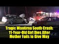 Tragic Wantirna South Crash: 11-Year-Old Girl Dies After Mother Fails to Give Way