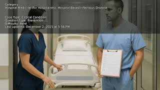 Hospital-Based Infectious Disease, Hospital Medicine (for Hospitalists) - Full Vignette with Extende