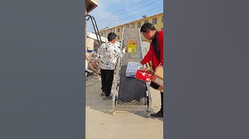 Small folding belt conveyor, which can be folded, raised and lowered by hand,#viralvideo ##shorts