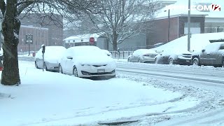 VIDEO NOW: Snow conditions in Fall River