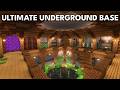 Minecraft: ULTIMATE Secret Underground Base Tutorial | How To Build