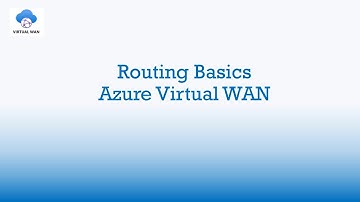 Routing Basics | Azure Virtual WAN