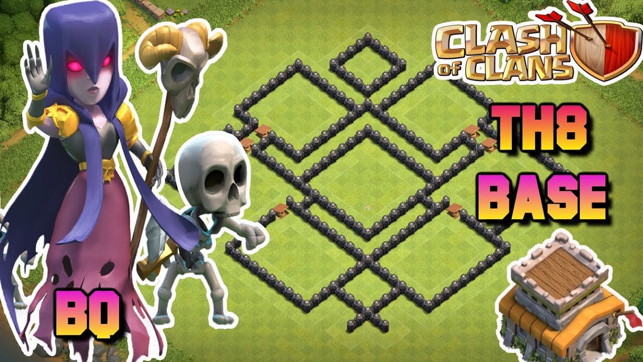 ★COC BASE 2018★New BEST Town Hall 8 (TH8) TROPHY Base 2018!! COC Th8 Trophy Base Design [Defence]