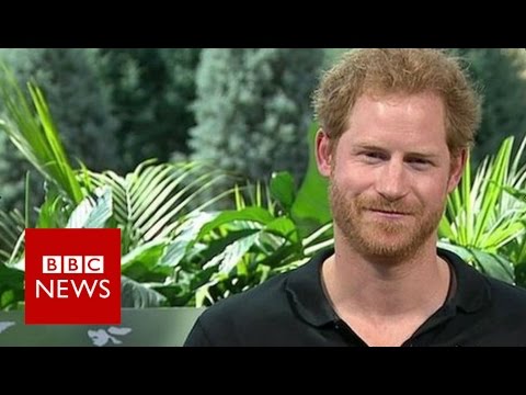 Prince Harry explains how the Queen managed to make the Invictus Games video – BBC News