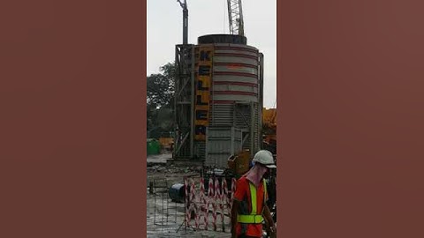 Pile test using explosive!