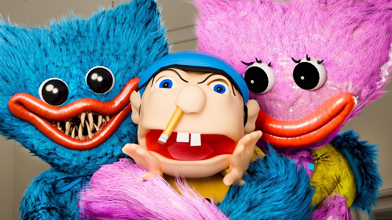 Jeffy Got Adopted By Huggy Wuggy!