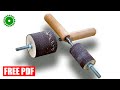 Spindle Drum Sander for Drill - Making - DIY + PDF - Drill sander