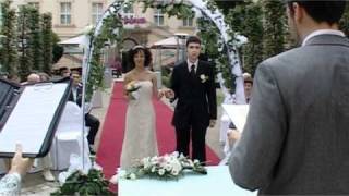 Свадьба / Wedding / Hochzeit в Праге в парке отеля Кемпински.