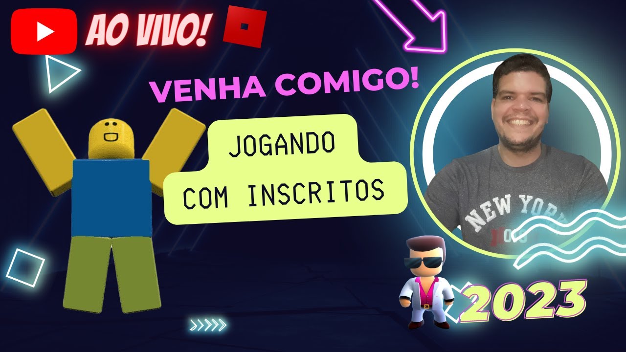 🔴 AOVIVO 🔴 JOGANDO ROBLOX COM OS INSCRITOS! 😎 