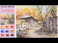 Landscape Watercolor- Longing (wet-in-wet, Arches rough)NAMIL ART