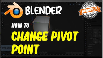 Blender How To Change Pivot Point