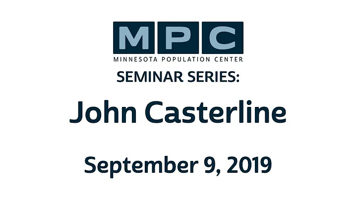 MPC Seminar Series: John Casterline | September 9t...