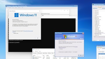 Windows 11 VM running in a Windows XP VM