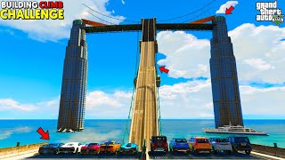 Indian Cars Vs Super Cars Vs BIGGEST Twin Tower Bridge Climbing | GTA 5 Indian Cars