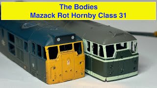 Mazack rot Hornby Class 31 bodies