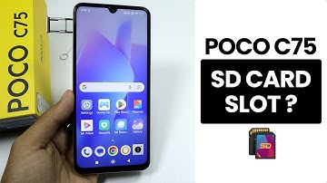 Does Poco C75 Come With an SD Card Slot? Can We Use SD Card