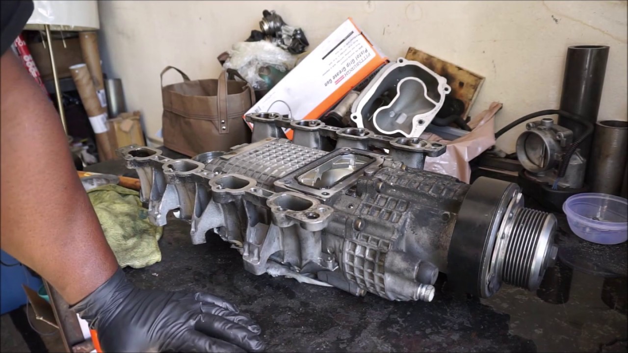 DIY Supercharger Oil change (M113K) + TB upgrade PART 1 YouTube