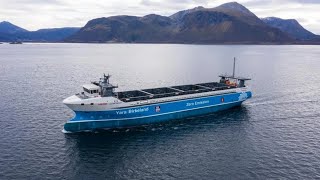 World's First Zero-Emission Autonomous Cargo Ship Is All-Electric