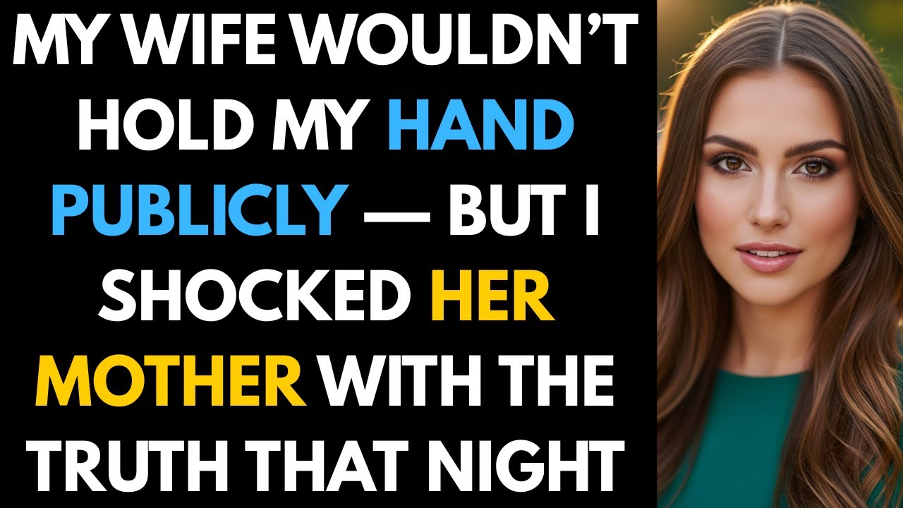 My Wife Wouldn’t Hold My Hand Publicly But I Shocked Her Mother With