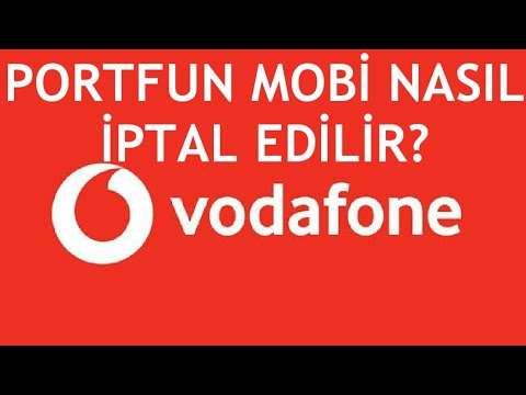 Vodafone Portfun Mobi İptal Etme