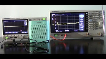 How to observe demodulated audio from a spectrum analyzer