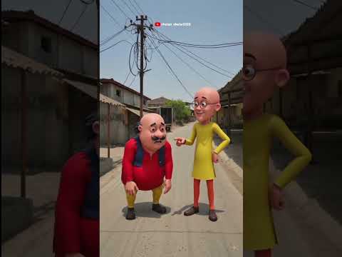 ❤️‍🩹मोटू पतलू आले खालिंग गाव फिरायला ❤️‍🩹 #shorts  #motupatlu #motupatluai #viralreels #कार्टून