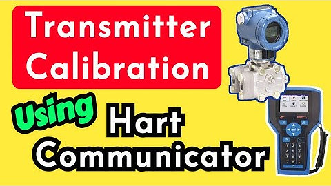 pressure transmitter calibration using hart communicator instrumentation