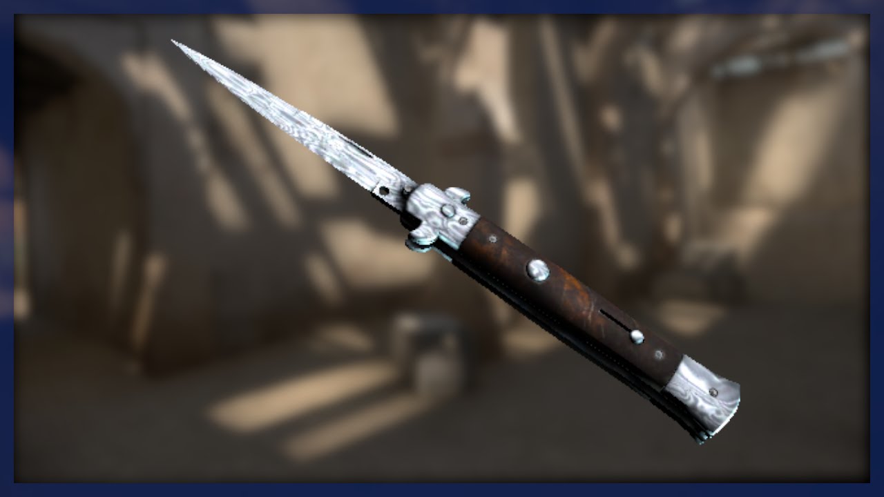 Stiletto Knife | Damascus Steel (Field-Tested) - YouTube