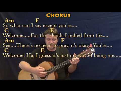 You're Welcome (Moana) Strum Guitar Cover Lesson with Chords/Lyrics
